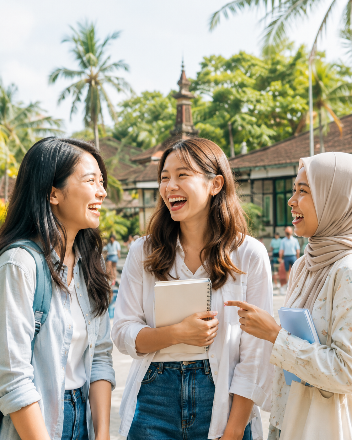 インドネシアで学ぶ学生たち